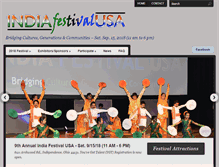 Tablet Screenshot of indiafestusa.com